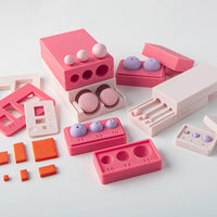 Upgraded Polymer Clay Bead Roller and Perforator Tool Set with Measuring Cup