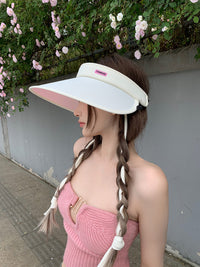 UV Protection Color-Changing Visor Sun Hat for Women - Full Face Coverage for Beach & Cycling