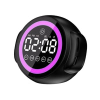 Multifunctional Smart Bluetooth Speaker Alarm Clock with Colorful Lights for Students