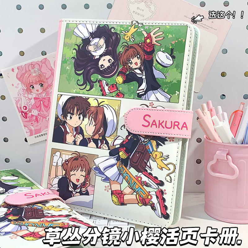 Cardcaptor Sakura A5 PU Leather Card Album for Collectible Cards & Photos