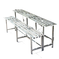 Stainless Steel Tiered Plant Stand for Balcony & Outdoor Use