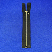 Miniature Metal Open-End Zippers for Doll Clothes and Craft Projects