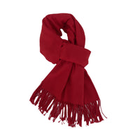 Unisex Solid Color Winter Scarf Shawl for Men and Women, Korean Style Warm Gift Scarf