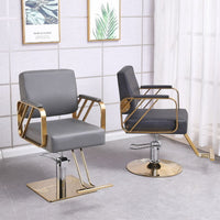 Hydraulic Swivel Reclining Barber Chair with Footrest for Salon Styling