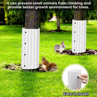 Tree Protector Guard Plastic Trunk Protector Anti-Squirrel Rodent Bite Tree Bark Seedling Protection Wrap