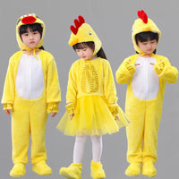 Children's Yellow Chick Duck Goose Animal Performance Costume