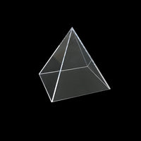 Acrylic Pyramid Display Case for Resin Crafts