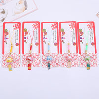 Lucky Cat Ceramic Keychain Charm for Bags and Gifts