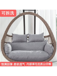 Waterproof Removable Double Swing Chair Cushion for Outdoor Hammock