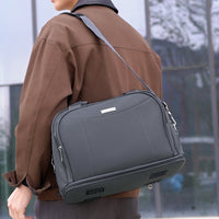 Expandable Oxford Cloth Travel Duffel Bag with Large Capacity for Gym and Outdoor Activities