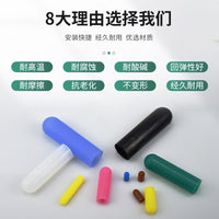 High-Temperature Silicone Rubber Protective Caps for Screws, Eco-Friendly Coating & Electrophoresis