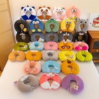 Memory Foam U-Shaped Neck Pillow for Travel and Napping
