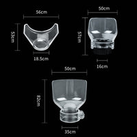 Electric Grinder Engraving Machine Saw Blade Cutting Safety Dustproof Splash Guard Transparent Protective Cover