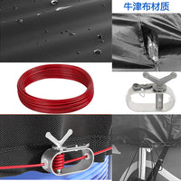 Outdoor Round Pool Cover Rainproof Sandpit Cover Ground Trampoline Inflatable Hot Tub Cover