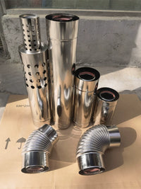 Stainless Steel Double-Layer Flue Pipe for Gas Boiler Water Heaters, Balanced Type