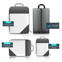 Foldable Waterproof TPU Travel Storage Bags Set for Luggage Organization