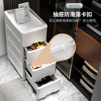 Thickened Large Narrow Gap Storage Cabinet with Drawers for Kitchen & Bathroom