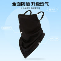 Outdoor Cycling Mesh Cooling Insect-Proof Face Mask Neck Gaiter Sun Protection Windproof