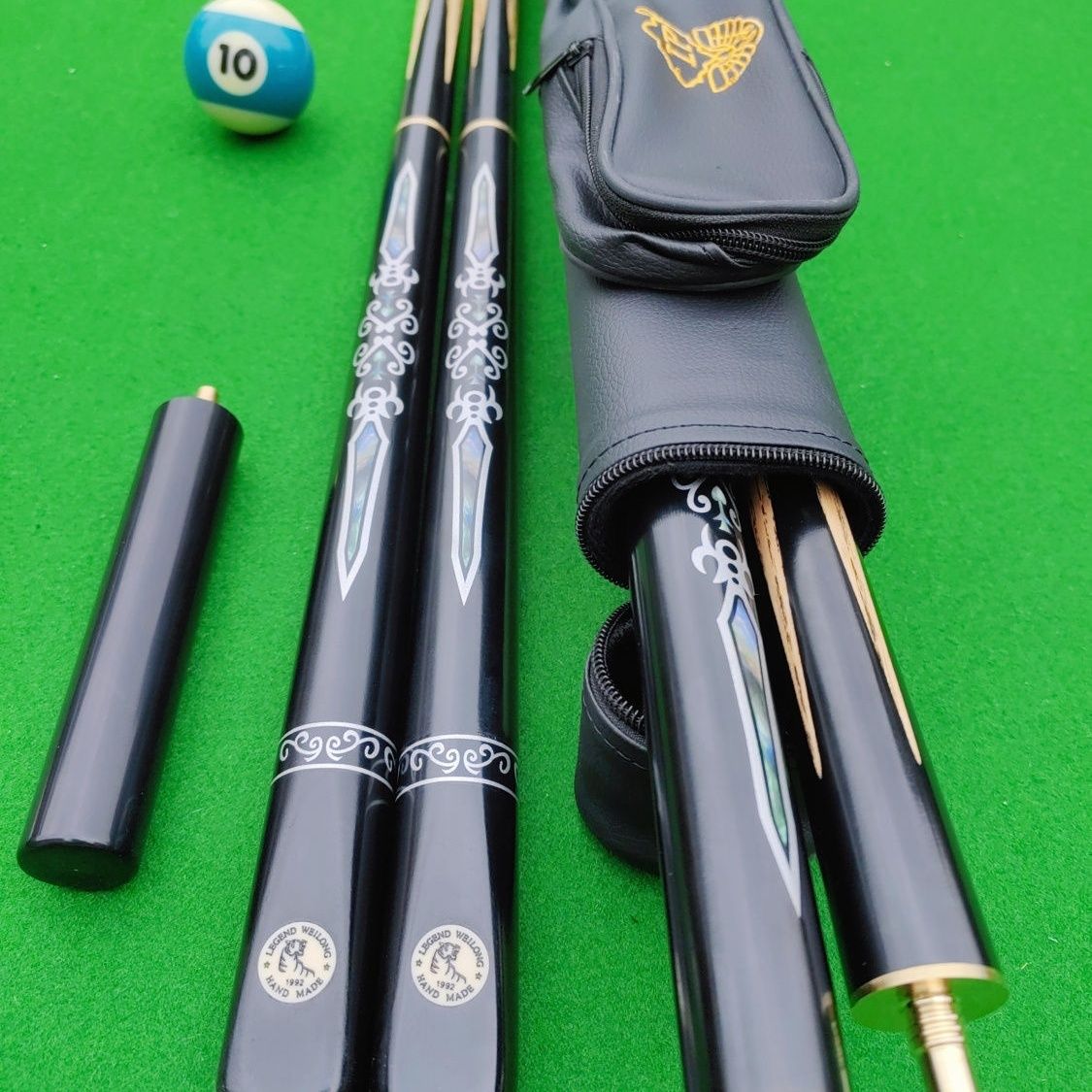 God of War 4 Billiard Cue Stick - Split Snooker Pool Cue with Case Set