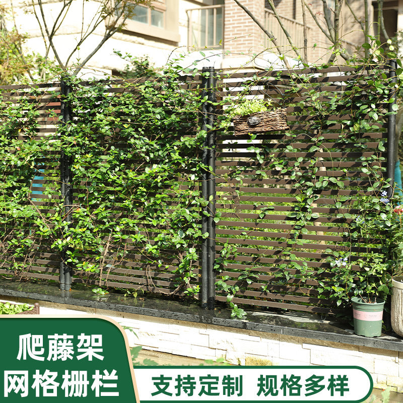 Garden Trellis Fence for Climbing Plants, Outdoor Privacy Screen and Plant Support