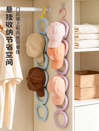 Apple Hat Organizer Door Hanging Scarf Hook Baseball Cap Display Rack