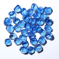 Blue Glass Beads Artificial Crystal 1.5cm Size Crystal Stringing Wire Wrapping Handmade Materials Devil Blue