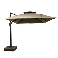 Outdoor Patio Cantilever Umbrella with UV Protection and Waterproof Fabric for Commercial and Residential Use