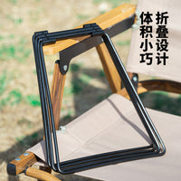 Portable Folding Metal Stand for Camping Storage Box or Water Bucket