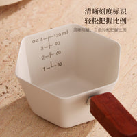 304 Stainless Steel Espresso Shot Glass with Scale, Hexagonal Extraction Cup for Coffee
