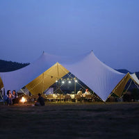 Extra Large Cloud Canopy Tent Sunshade Rainproof Outdoor Camping Multi-person Gathering Tent