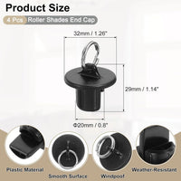 Roller Blind Bracket Replacement Parts for Indoor/Outdoor Sunshade