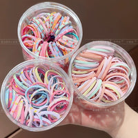 Kids' High-Elastic Hair Ties, Durable Ponytail Holders for Girls, Gentle on Hair