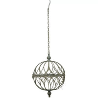 Wrought Iron Hanging Planter Basket for Outdoor Garden and Patio Decor