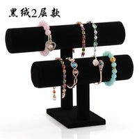 Acrylic T-Bar Jewelry Display Stand for Bracelets and Bangles