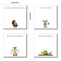 Quirky To-Do List Notepad Set - 50 Pages Each, Creative Gift Idea