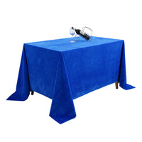 Velvet Rectangular Tablecloth for Events and Home Decor