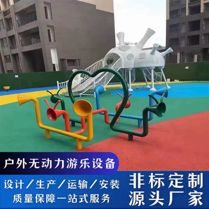 Large Outdoor Stainless Steel Playground Slide for Kids