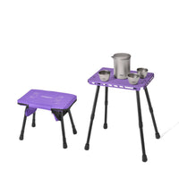 Portable Folding Camping Stool with Adjustable Legs, Lightweight Outdoor Fishing and Picnic Chair
