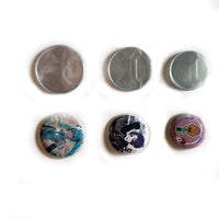 Thick Clear Badge Protector Sleeves for Anime Merch Pins