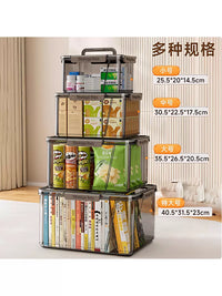 Acrylic Mahjong Tile Storage Box with Lid - Transparent Organizer for Snacks & Toys