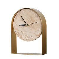 Luxury Modern Office Desk Clock Ornament for Study Room Bookshelf Decor