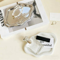 Cloud-Shaped Plastic Jewelry and Perfume Display Tray