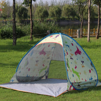 Pop-Up Beach Tent for 2-3 People, UV Protection, Waterproof, Outdoor Sun Shelter