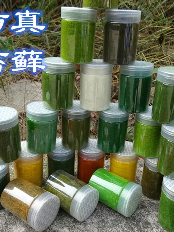 Miniature Landscape Moss Simulation Grass Powder for DIY Sand Table Models and Fish Tank Decor