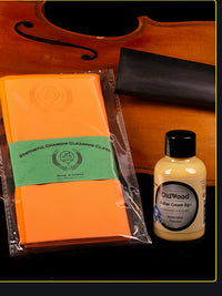 AG Silver Ion Violin Cello Guitar Fingerboard Cleaning and Maintenance Oil with Polishing Cloth