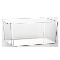Desktop Mini Aquarium with Lid, Self-Cleaning Clear Plastic Tank for Fish and Turtles