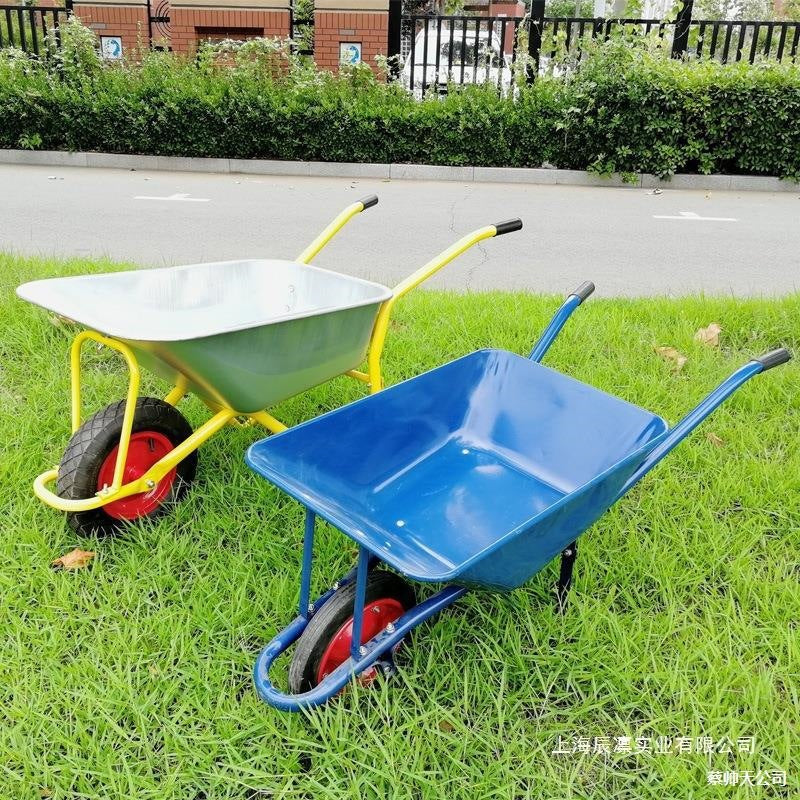 Heavy-Duty Single Wheelbarrow for Garden, Construction, and Farm Use