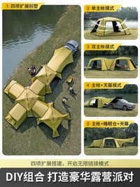Beishanlang Dome Canopy Tent Automatic Pop-Up Sunshade for Outdoor Camping