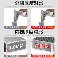 Telescopic Multi-Purpose Aluminum Folding Ladder for Home and Engineering Use