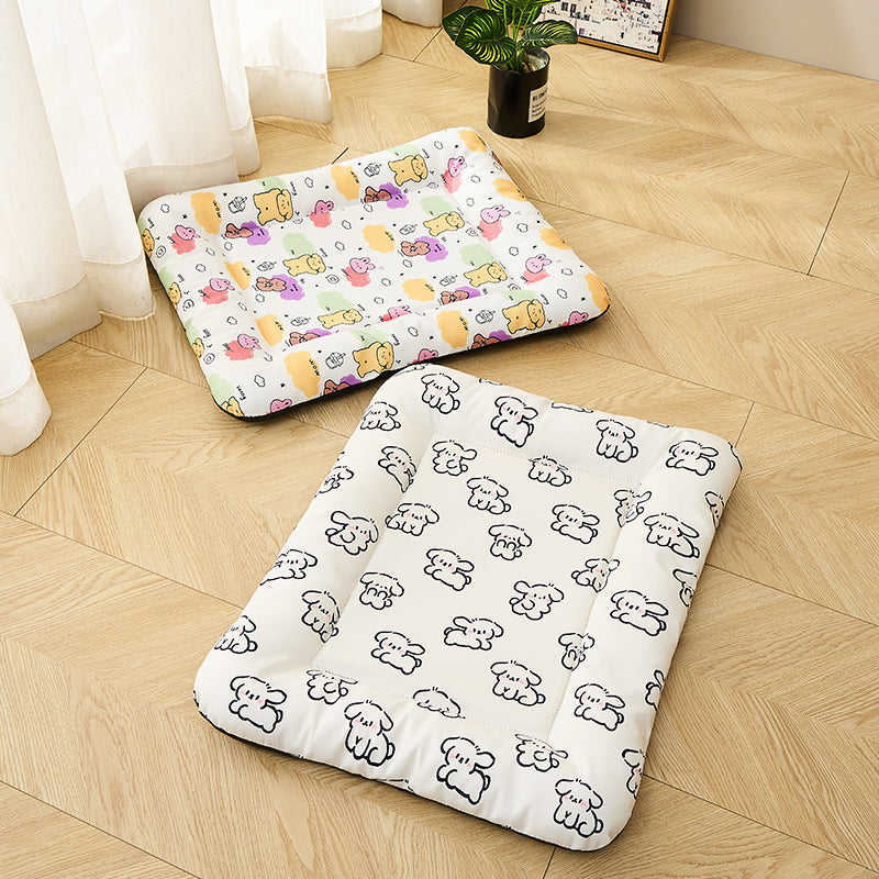 Pet Cooling Bed with Mat for Small to Large Dogs, All Seasons